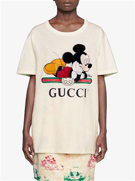 real gucci t shirt with mickey mouse